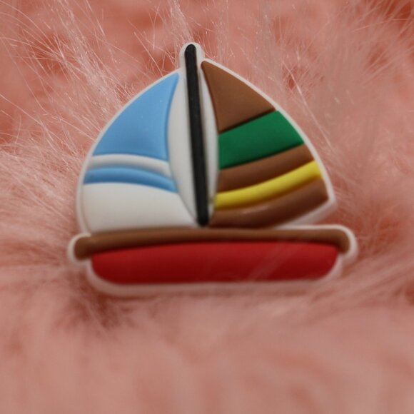 Sail boat Croc Charm - Picture 1 of 2